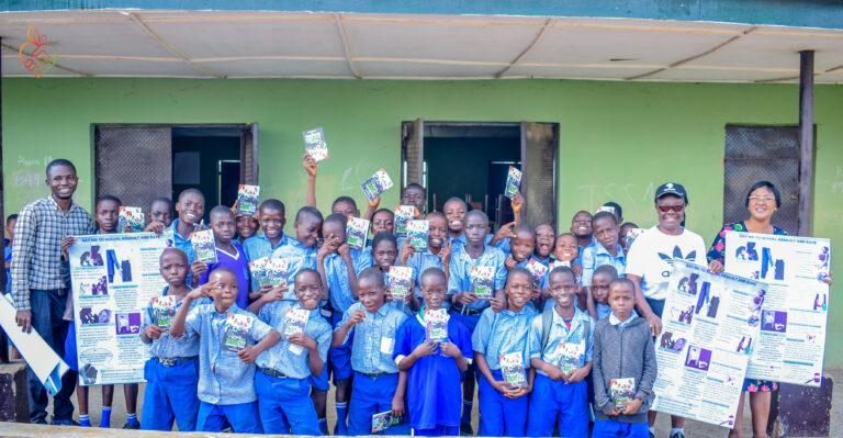 ￼Puberty and Sexuality Management talk at Awotan Community School, Ido Local government, Ibadan, Oyo State.